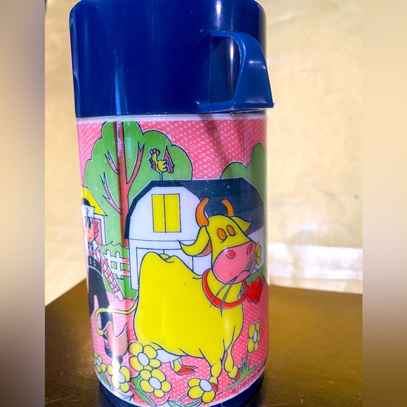 RAGGEDY ANN AND ANDY VTG 1973 COLLECTIBLE ALADDIN HOT & COLD THERMO BOTTLE 8oz - Picture 6 of 16